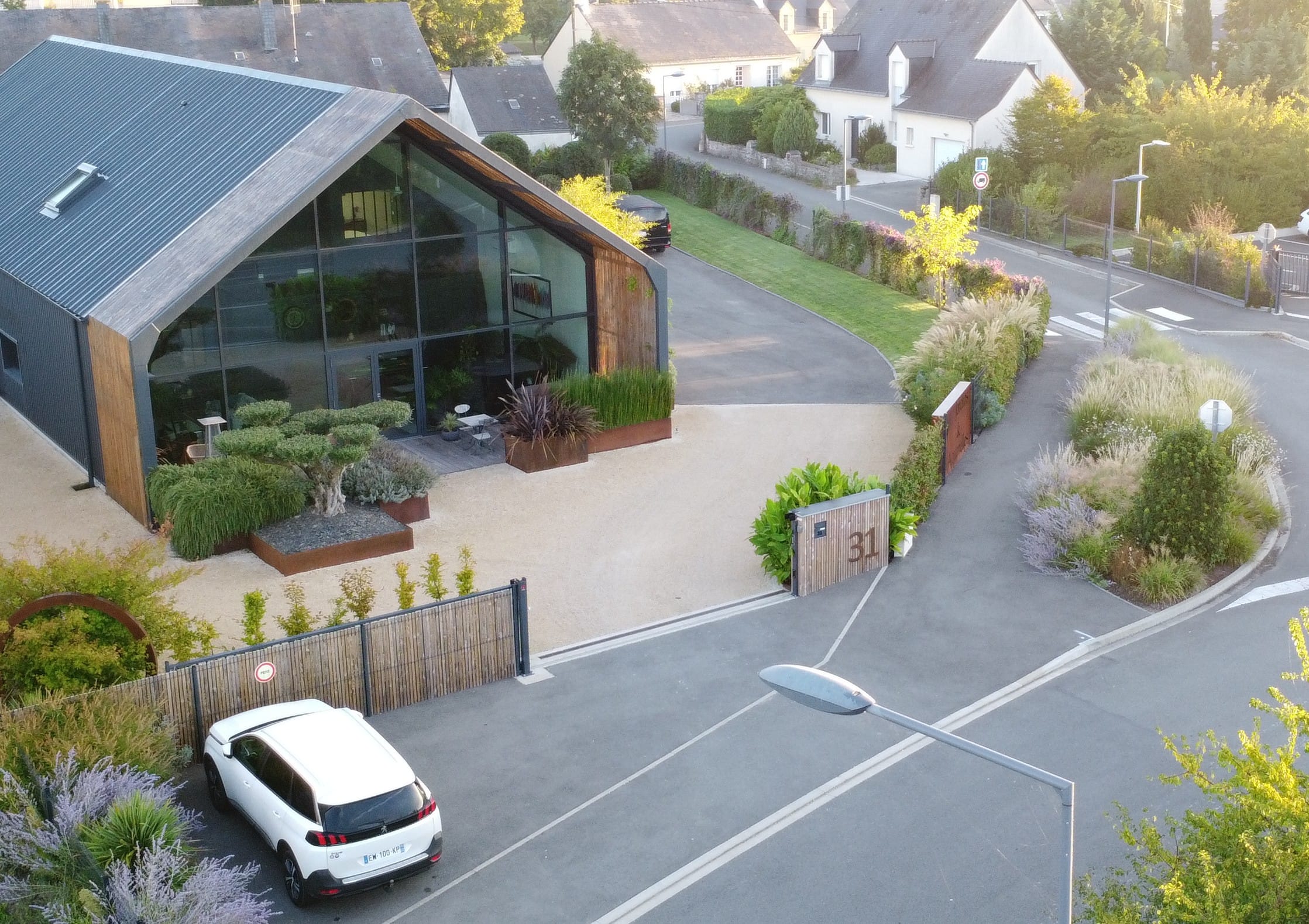 Salle Ginkgo aerien